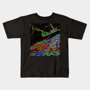 Black Panther Art - Glowing Edges 456 Kids T-Shirt